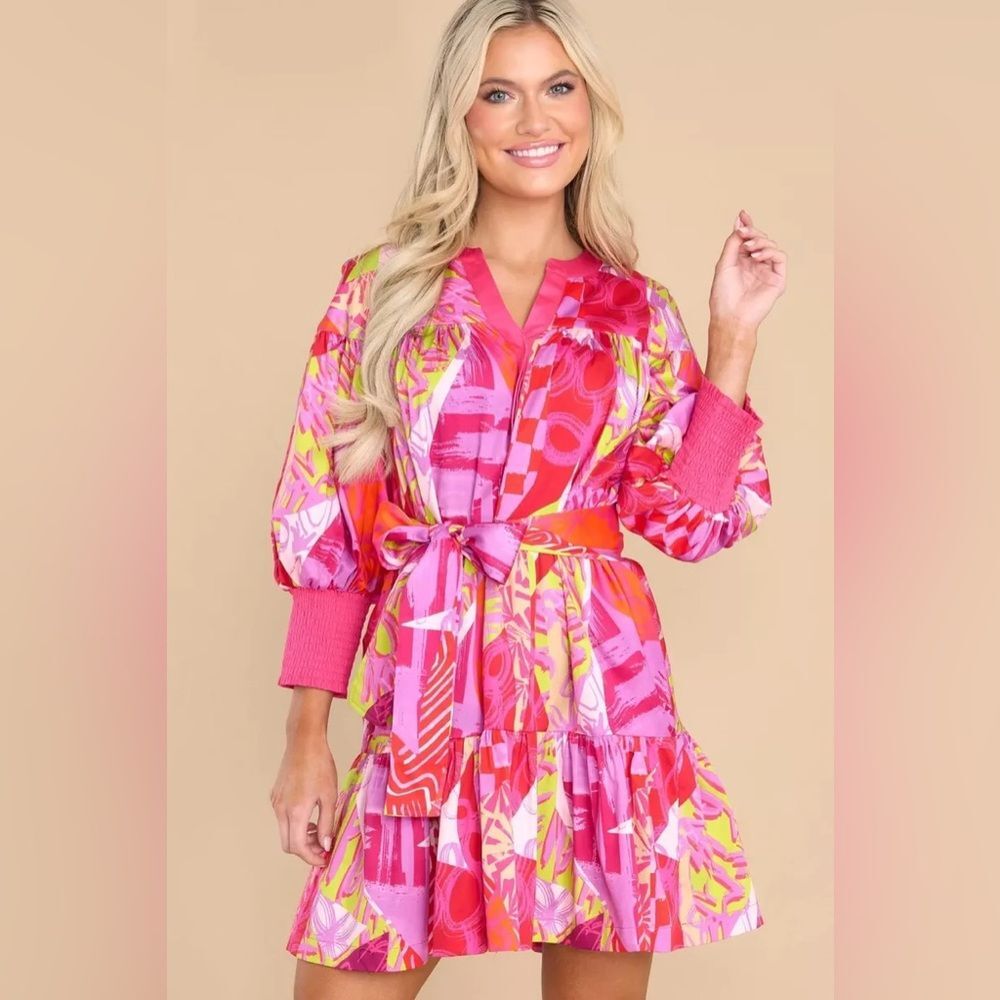 Alden Adair Charlotte Dress in Crazy Crush, NWT, Size S - Picture 8 of 8